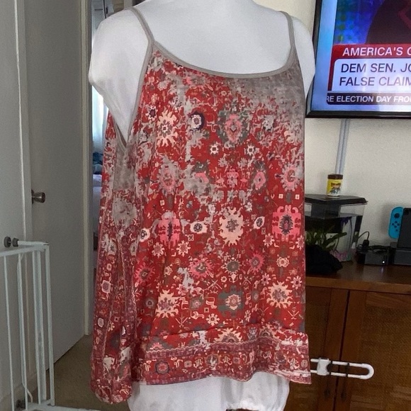 6 for$20 ♥️Red and gray tank top plus size - Picture 5 of 6